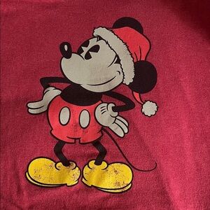 Mickey Mouse Christmas T-shirt Size XXL